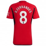 Günstige Fußballtrikots Manchester United B. Fernandes 8 Heimtrikot 2023-24 Kurzarm